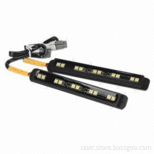 12W LED Daytime Running Lights for Easy Mounting to the Grille On Your Car